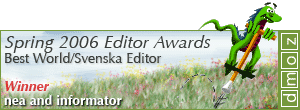 Best World/Svenska Editor Winner